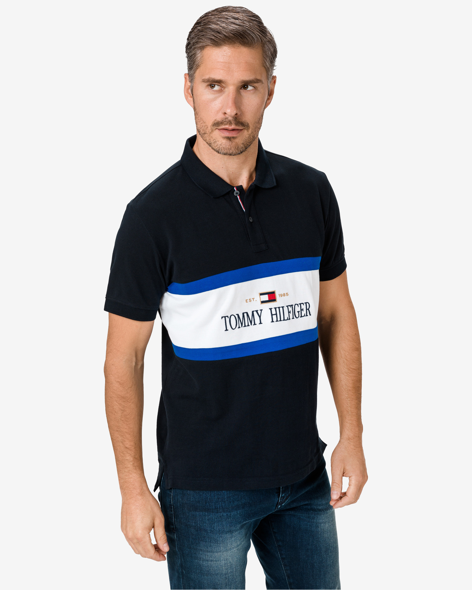 Obrázok Polo tričko Tommy Hilfiger | Modrá | Pánske | L