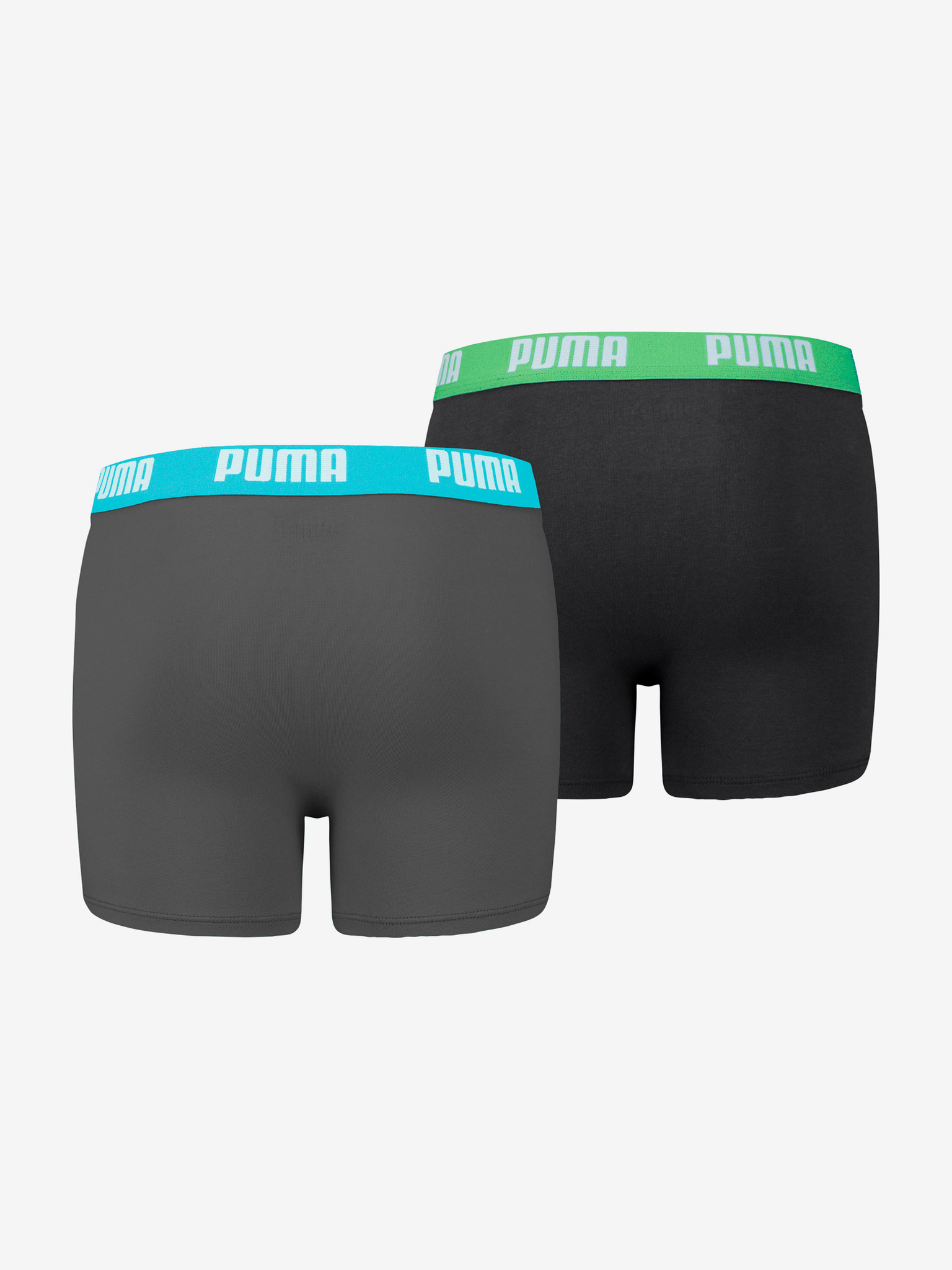 Obrázok Boxerky 2 ks detské Puma | Čierna Šedá | Chlapčenské | 152