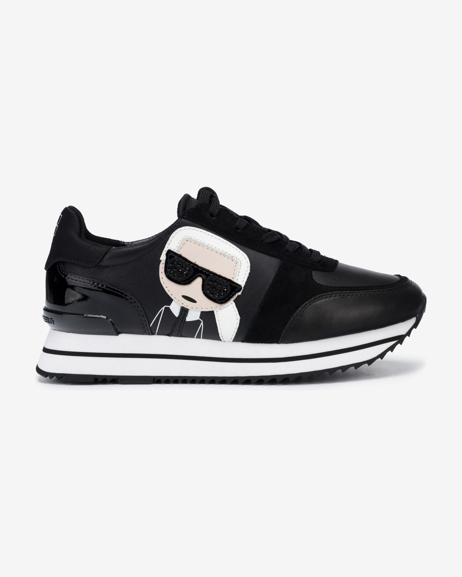 Obrázok Velocita II Karl Iconic Meteor Tenisky Karl Lagerfeld | Čierna | Dámske | 38