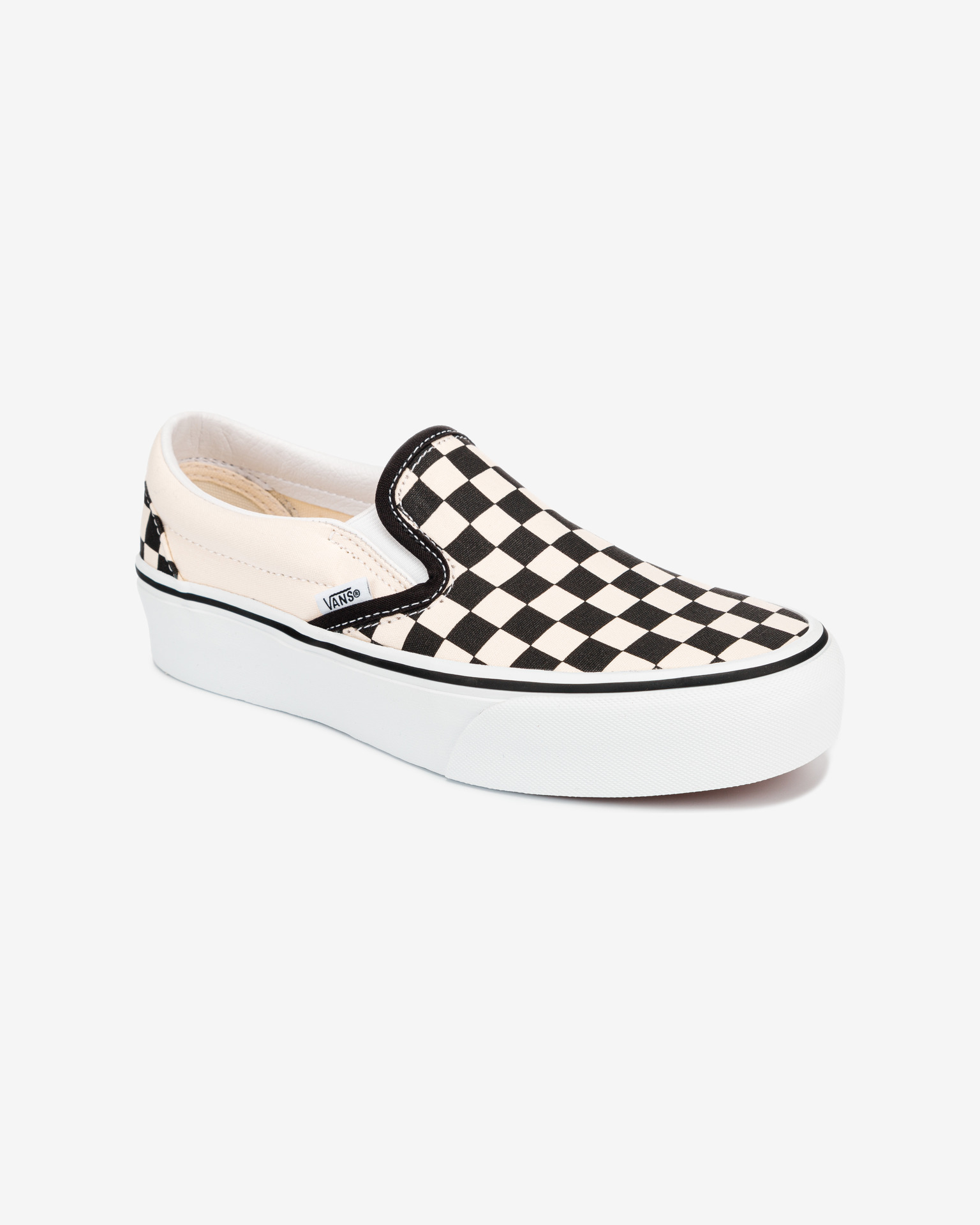 Obrázok Vans Classic Slip-On Platform Black And White Checkerboard/ White EUR 38.5