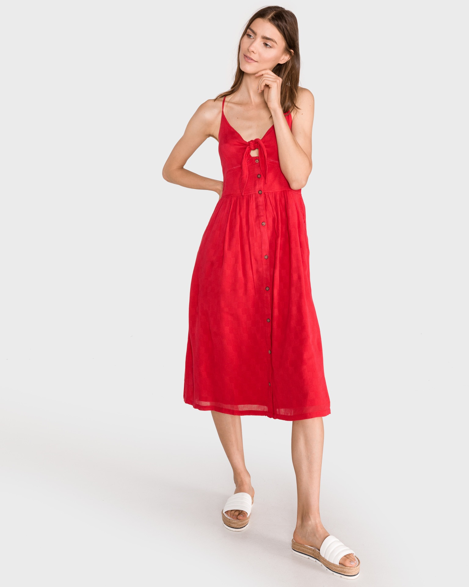 superdry red dress