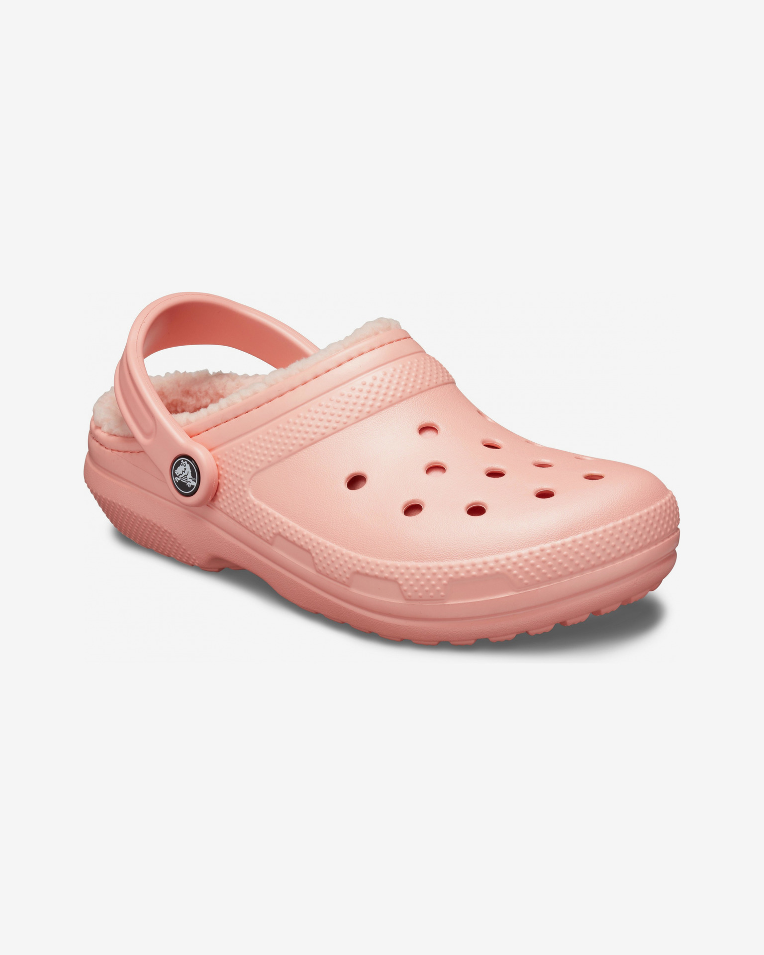 crocs classic fuzz lined clog