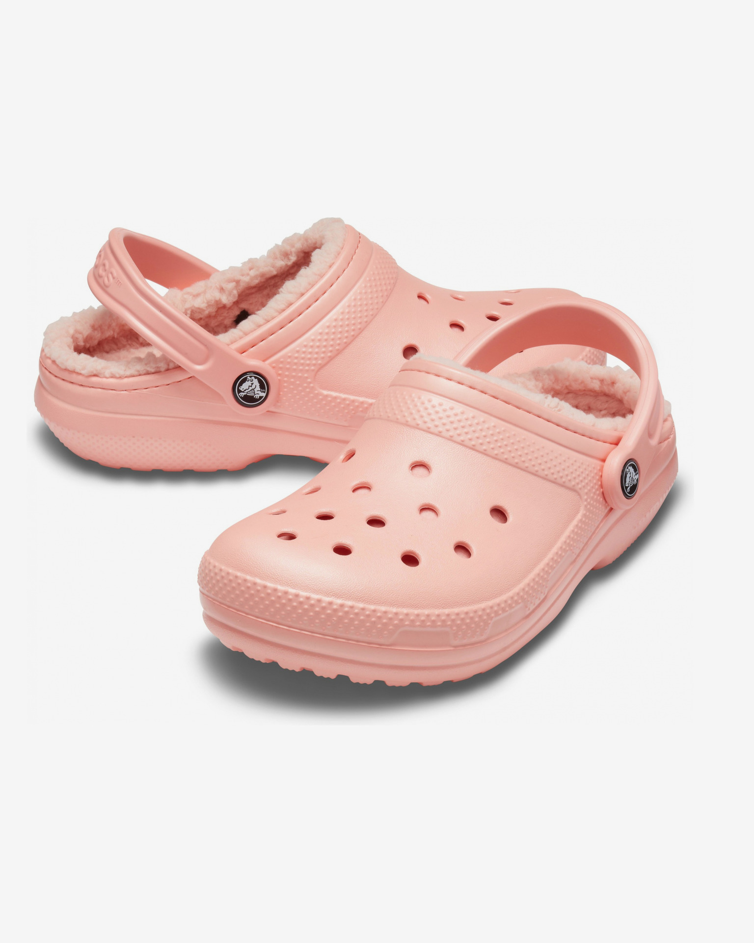 crocs classic fuzz lined clog