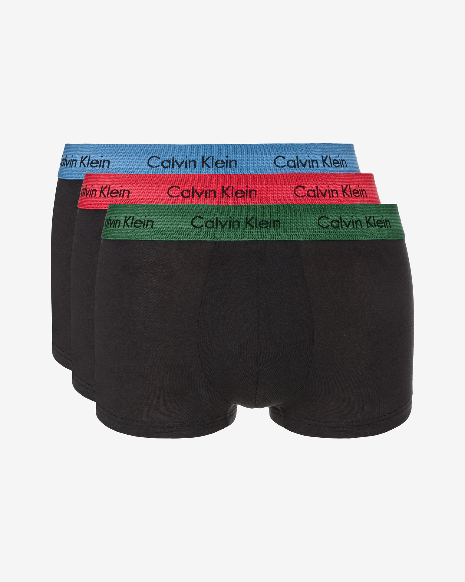 Obrázok čierne 3 pack pánske boxeriek Low Rise Trunk 3PK