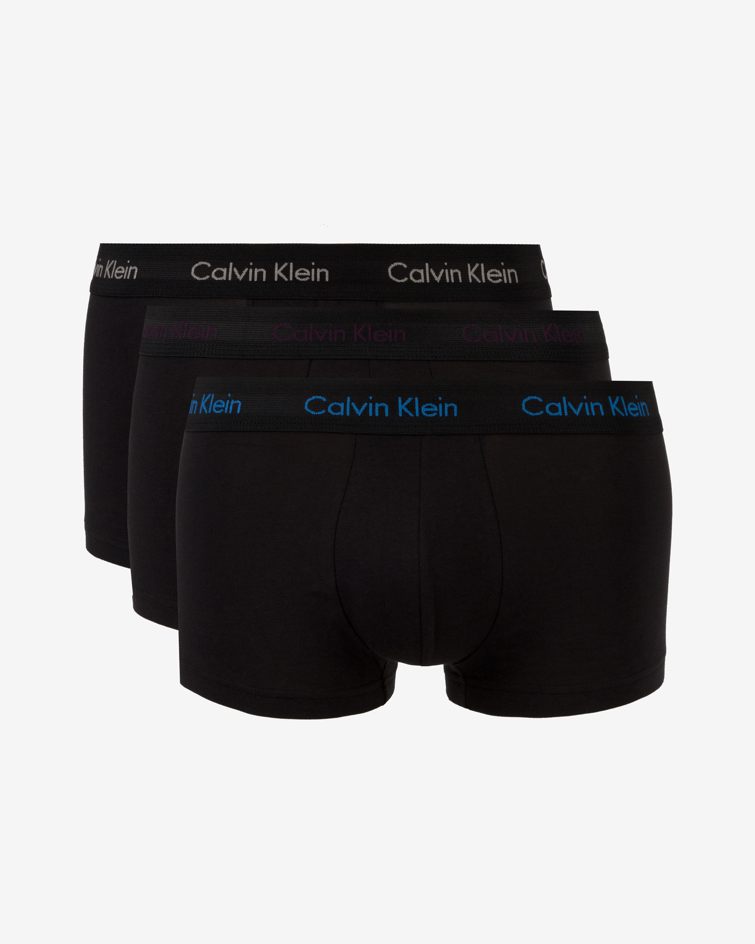 Obrázok Calvin Klein čierne 3 pack pánske boxeriek Low Rise Trunk 3PK