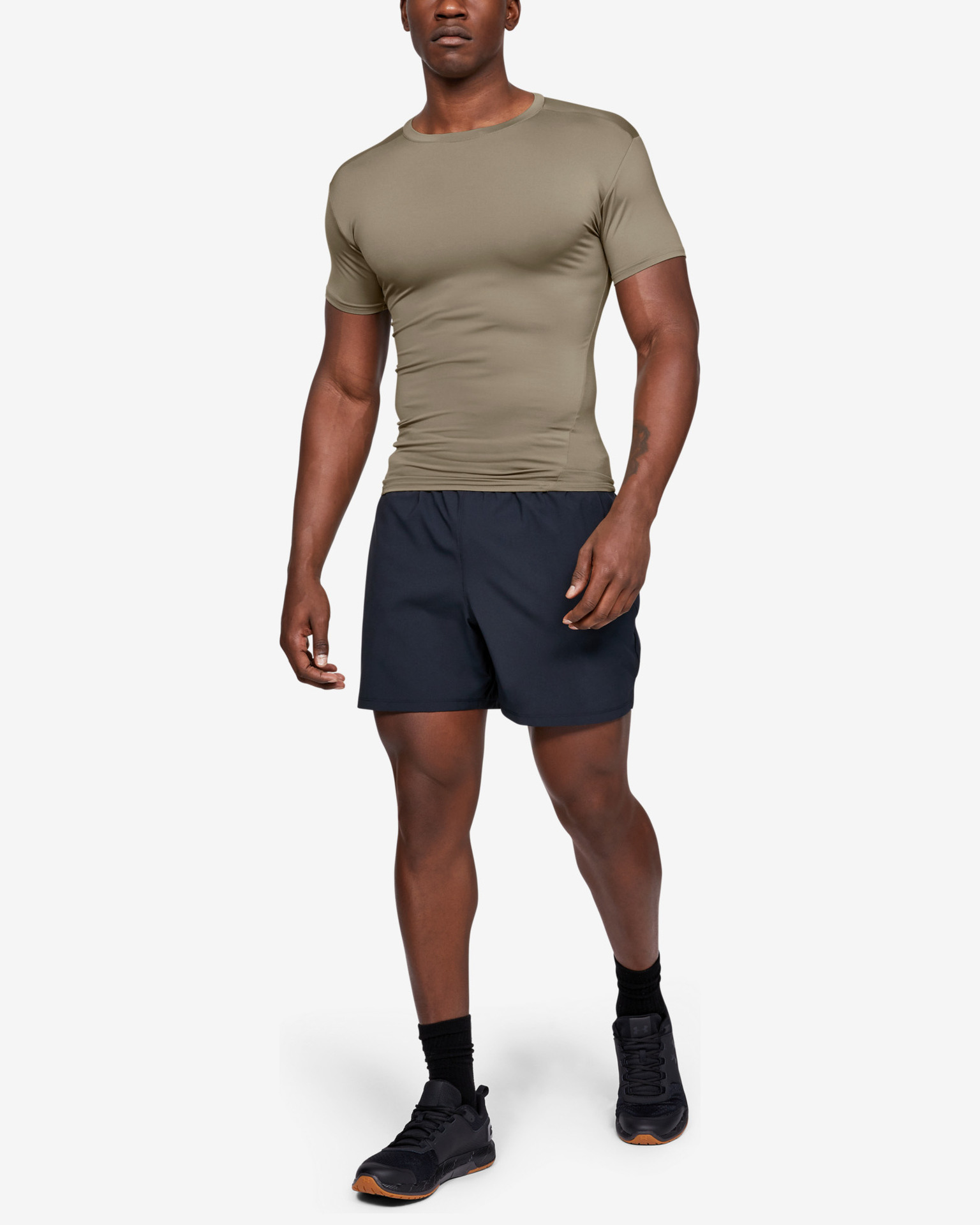 Men's Under Armour Short Sleeve Tactical HeatGear Compression Tee T-Sh