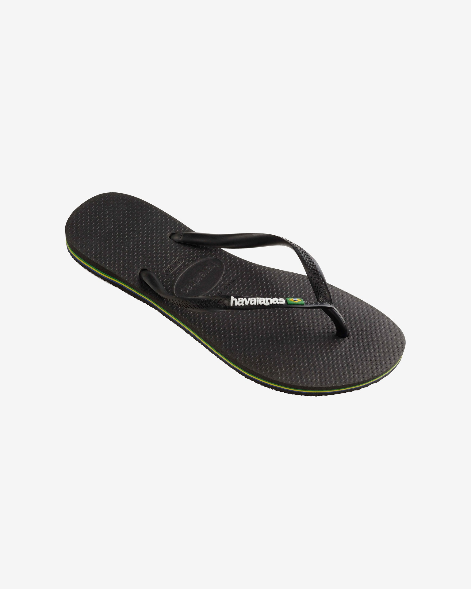 Obrázok Slim Brasil Logo Žabky Havaianas | Čierna | Dámske | BR-37/38 = 24-25 cm