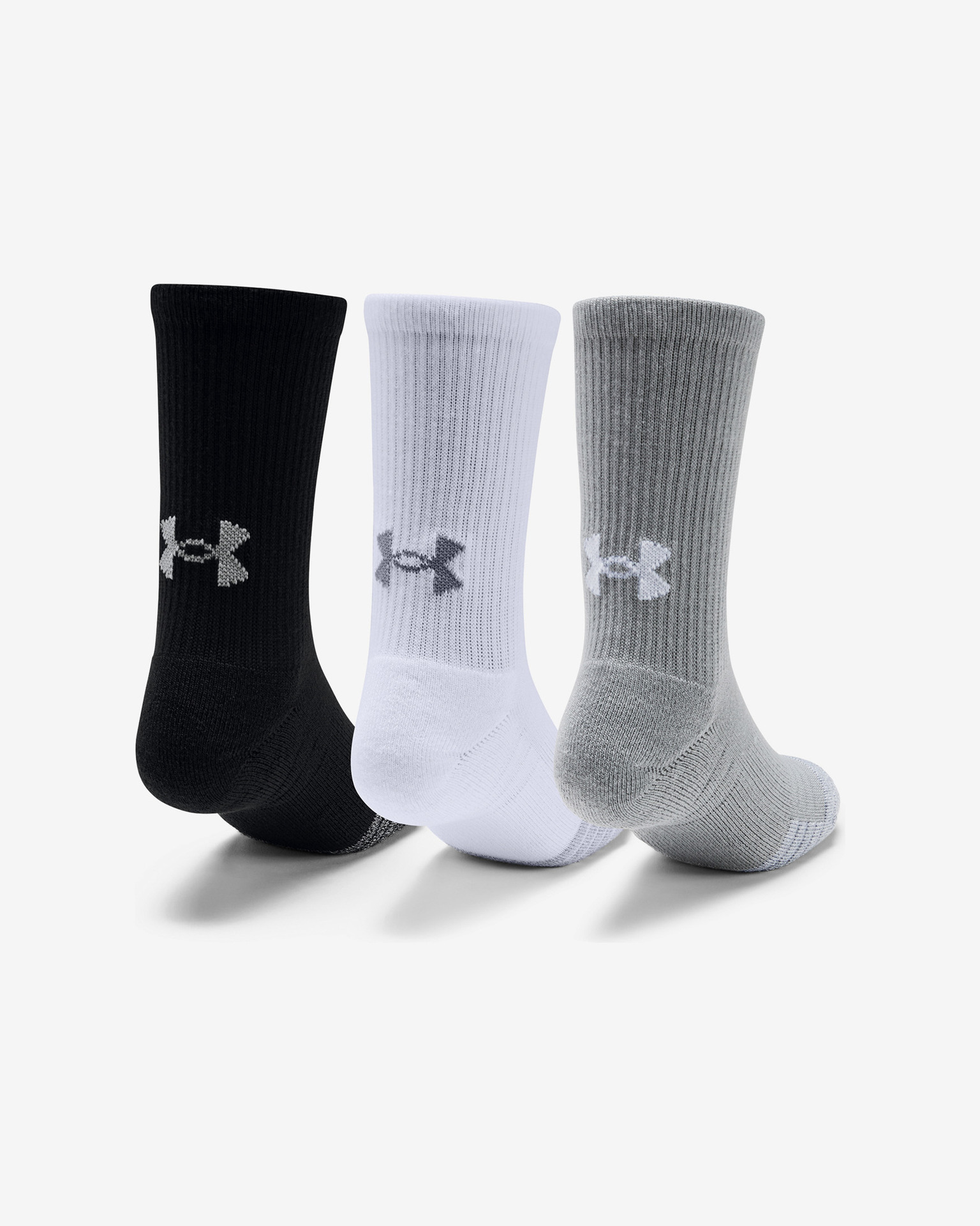 Obrázok Ponožky 3 páry detské Under Armour | Čierna Biela Šedá Viacfarebná | Chlapčenské | 20-23 cm